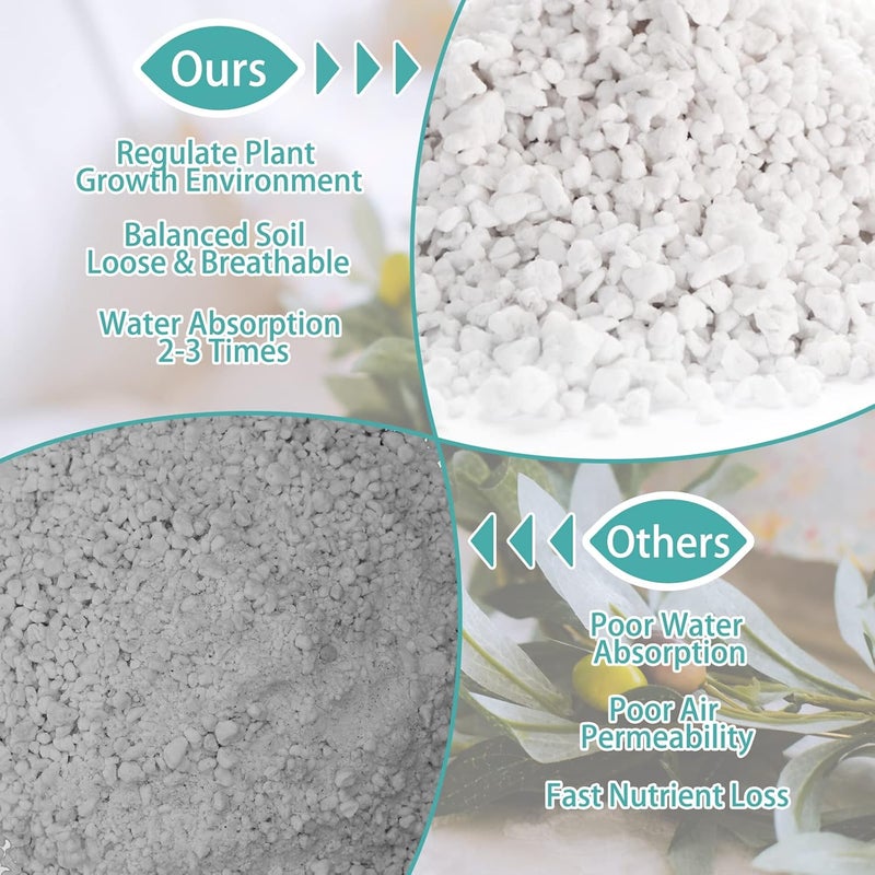 Legigo 2 Quarts Organic Horticultural Perlite for Plants Indoor- Natural Horticultural Soil Additive Conditioner Mix for Improves Drainage, Ventilation and Root Growth - Image 4